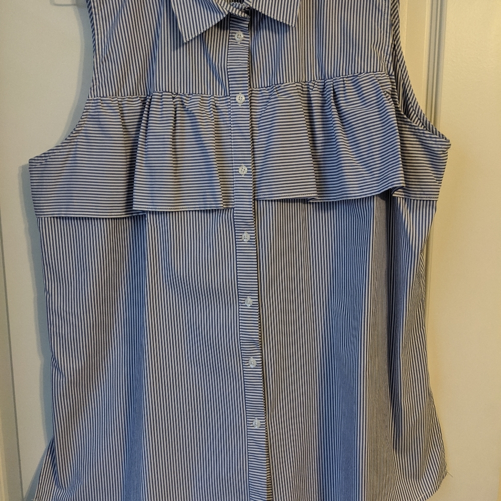 Dressy sleeveless top